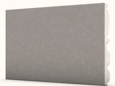 Rough Marble Wall Architectural Module 3D model