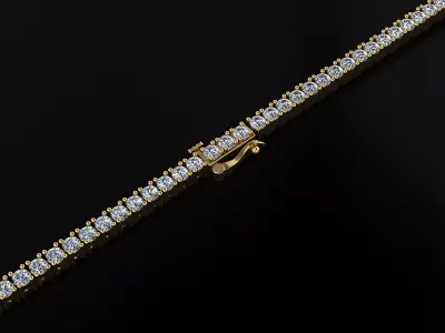 Tennis Bracelet  3D print model