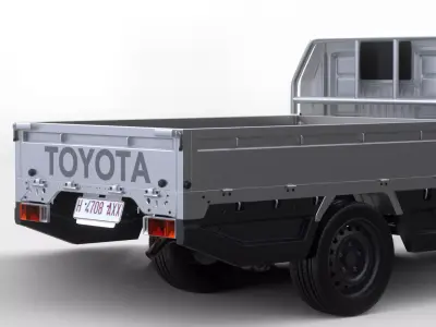 Toyota Hilux Champ 2024 no Interior  3D model