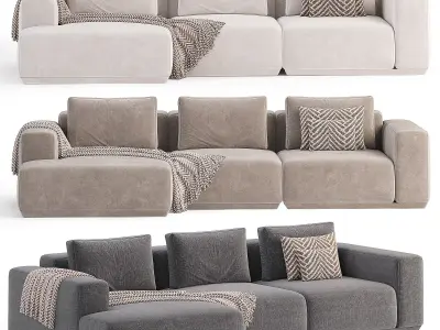 Corner sofa Grant 3D model