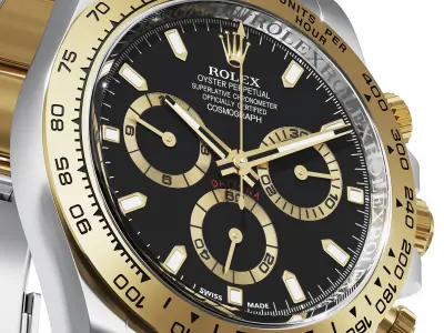 Rolex Cosmograph Daytona two tone 3D model