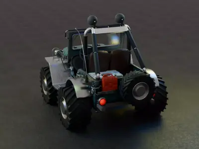jeep sports car 3D model