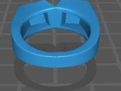 Dice Ring For Printing and Casting Jewlery Different Sizes 3D print model