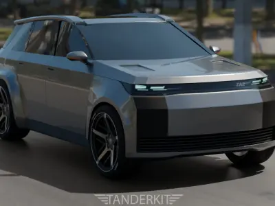 my concept car I wanted to do something original 3D model