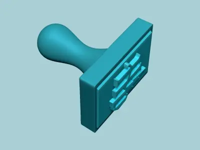 Stamp 79 - Harry Potter Logo - Fondant Decoration Maker Toy 3D print model