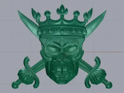 Skull 4 3D print model