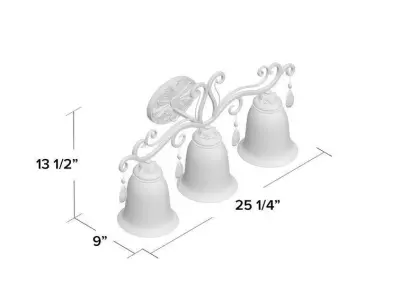 Lilliane Vanity Light 3D model