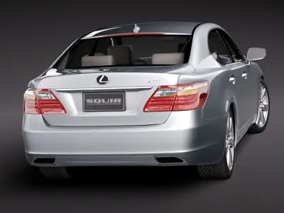 Lexus LS 600h 3D model