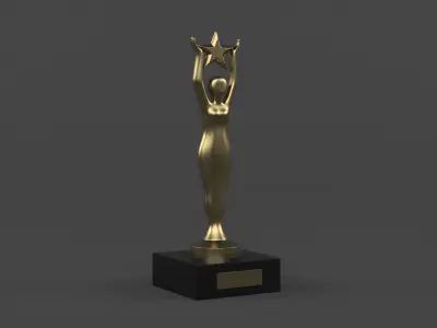 Trophy Cups 3D model