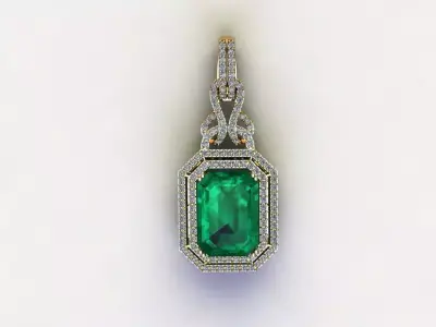 small concept pendant 3D model