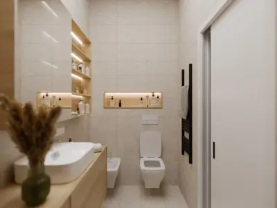 Luxury Bathroom 3D model buy