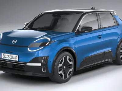 Nissan Micra EV 2026 3D model