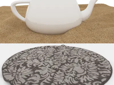 Rugs No 494 Low-poly 3D model