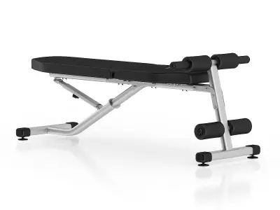 Adjustable Gym Bench 3D model