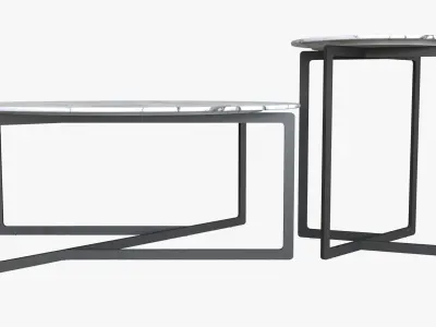 Beymen coffee and side table 3D model