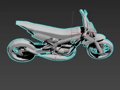 moto 50cc competition bike 50cc competition 3D print model