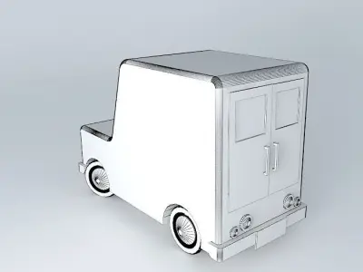 Postman Pat's Van Free 3D model