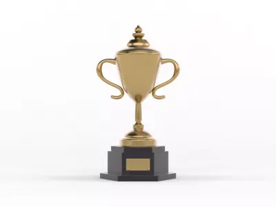 Trophy Cup Collection 3D model 12