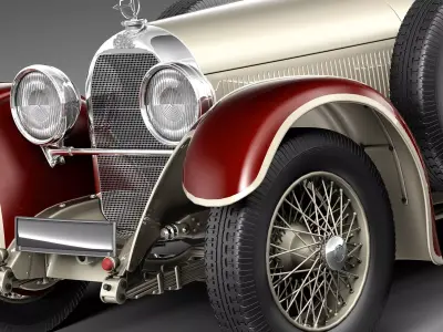 Austro Daimler 1929 3D model