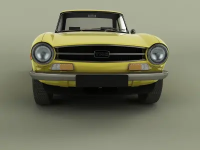 Triumph TR6 3D model