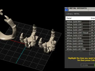 Headset Claws 3D print model