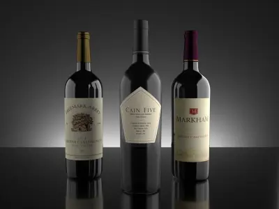 Wine Set 02 3D model