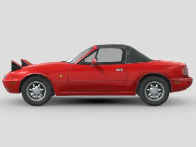 Mazda MX5 1989 Low-poly 3D model