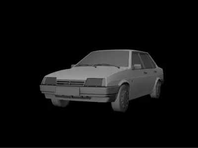 vaz 21099  Free 3D model