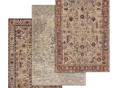 Rug Set 1056 3D model
