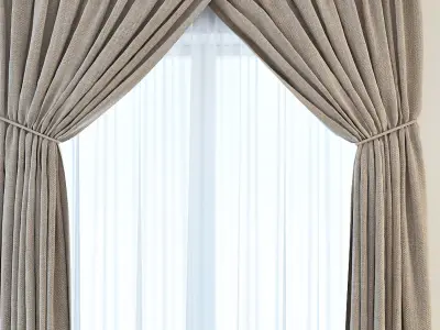 Set 04 Curtain 3D model