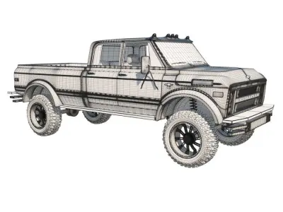 1972 Chevrolet C50 3D model