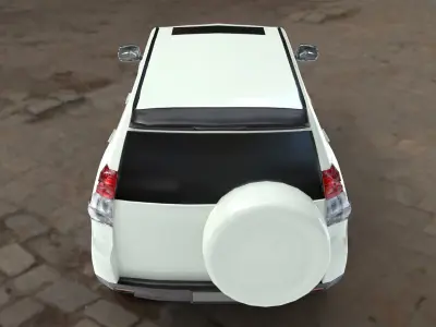 Toyota Prado Low-poly 3D model