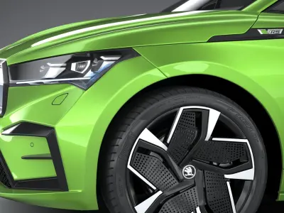 Skoda Enyaq RS 2022 3D model