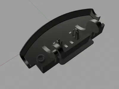 VW Armrest Handle Lock part replacement 3D print model