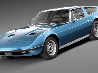 Maserati Indy 1973 3D model