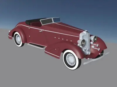 1932 Chrysler Imperial  3D model