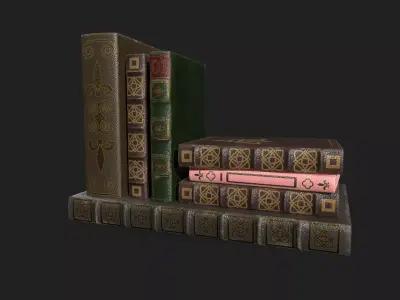 Old books 3D model