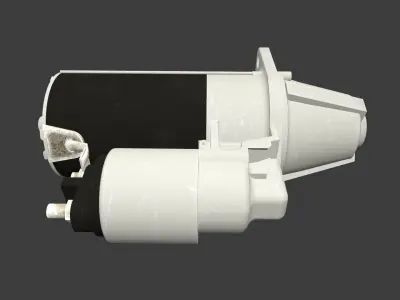 Starter Motor Low-poly 3D model