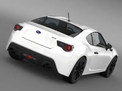 Subaru BRZ RA ZC6 2012 3D model