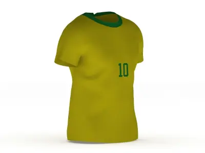Football Tshirt Generic Low Poly Low-poly 3D model