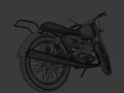 MMVZ Minsk 3 112 soviet motorcycle 3D model