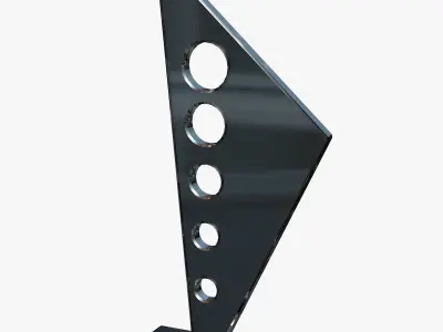Glass Trophy Low-poly 3D model