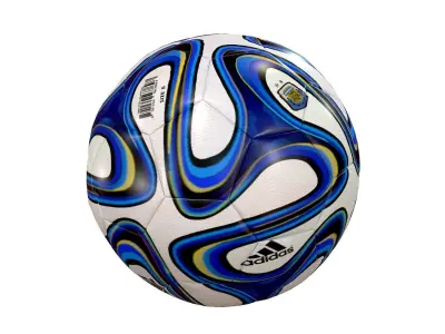Adidas soccer balls 3D model
