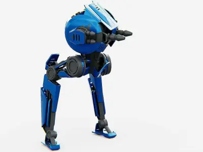CYCLE WALKER DROID Rigged for Unreal Engine - Unity - MIXAMO  3D model