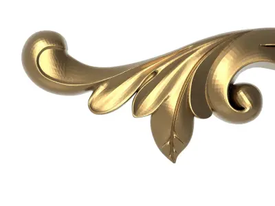 decorative pattern ready for 3D printing 3D model