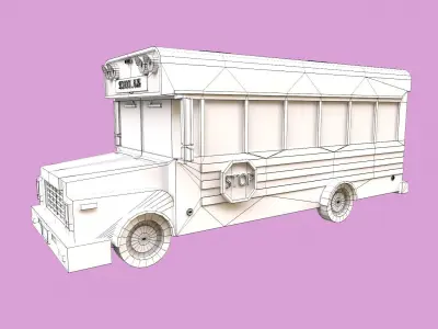 Lowpoly Cars City Pack Low-poly 3D model