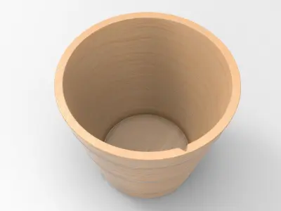 Pula Champagne Cooler Low-poly 3D model