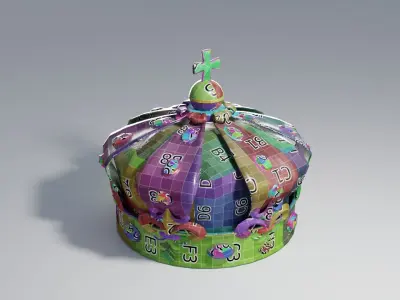 Kings Crown 4K and 2K Free 3D model