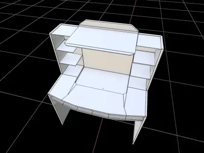 Dressing table 3D model