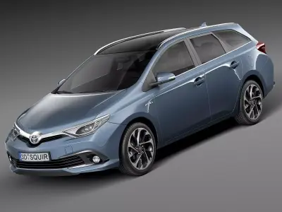 Toyota Auris Touring Sports 2016 3D model
